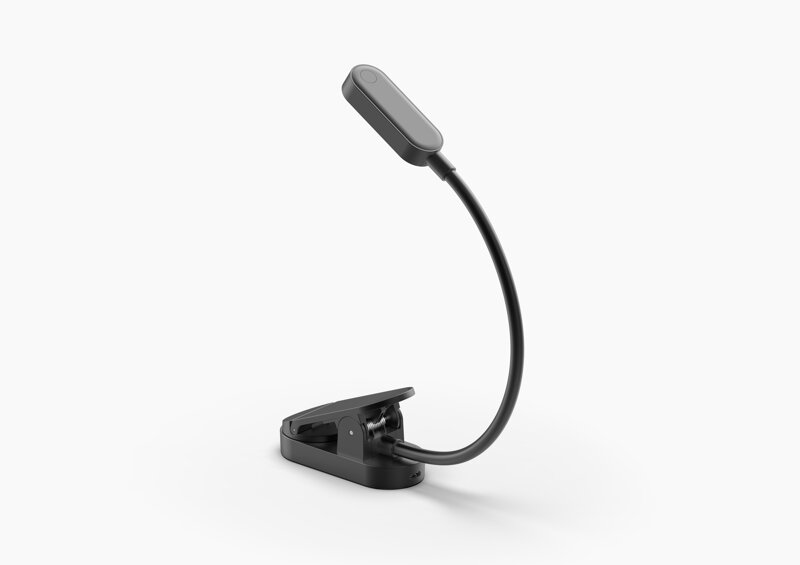Cubenest Lampka stołowa bezprzewodowa LED z klipsem LTW02 czarna