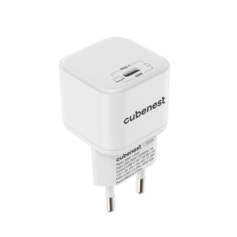Cubenest PD GaN Nano USB-C Adapter 45W N1D45