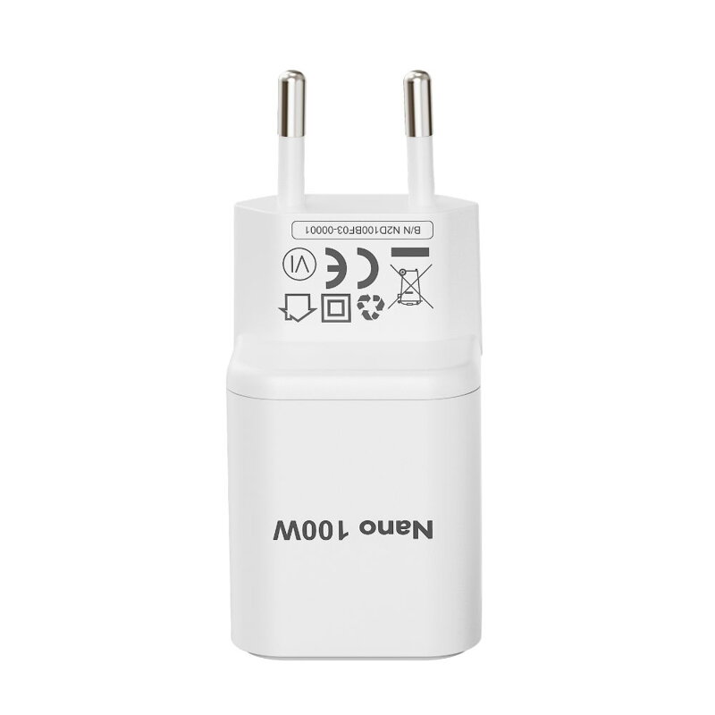 Cubenest PD GaN Nano Adapter 2xUSB-C 100W N2D100