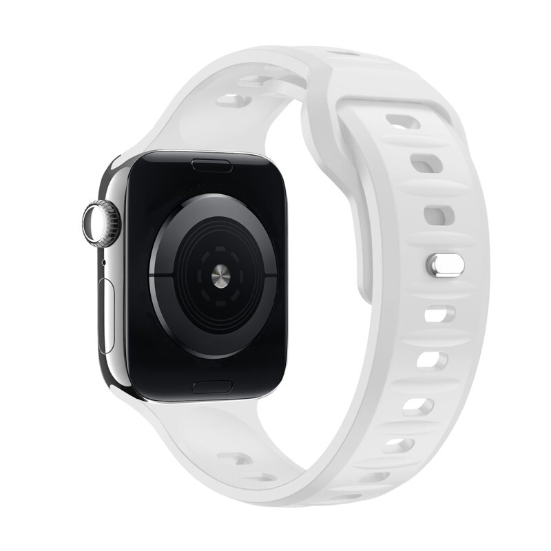 Prémiowy sportowy pasek na Apple Watch Biały