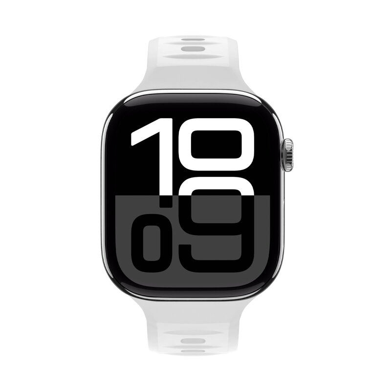 Prémiowy sportowy pasek na Apple Watch Biały