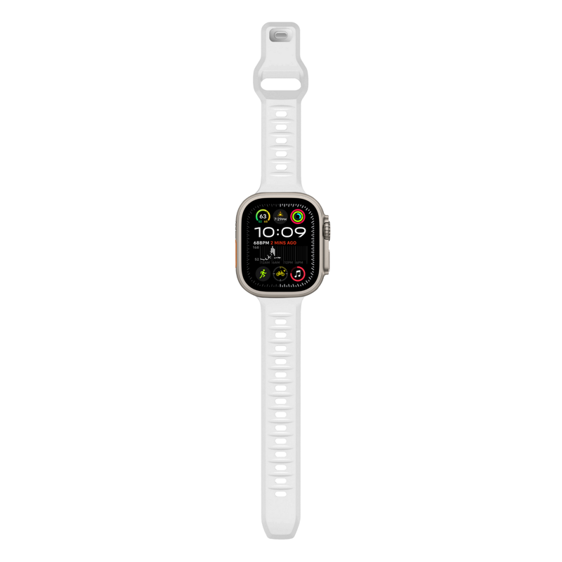 Prémiowy sportowy pasek na Apple Watch Biały