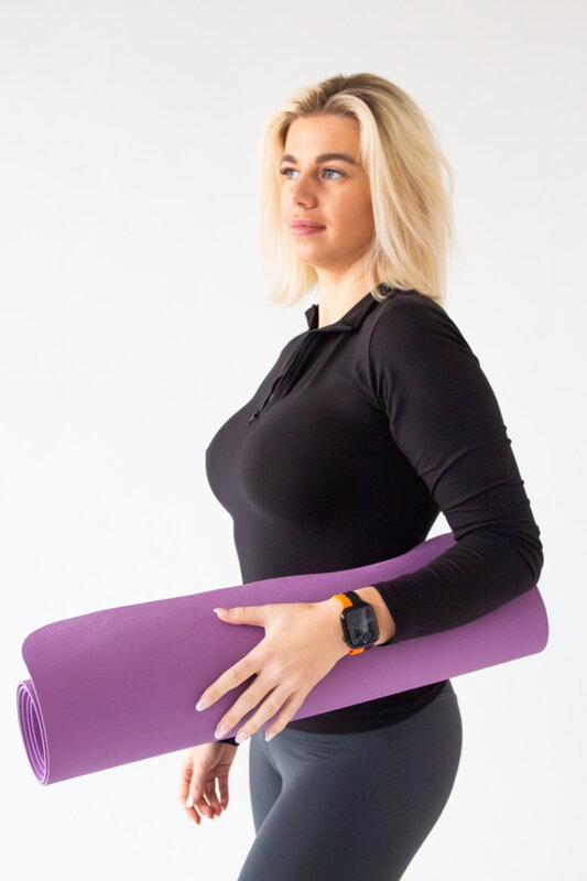 Prémiowy sportowy pasek na Apple Watch Czarno/Pomarańczowy