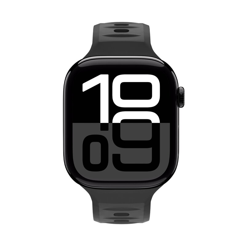 Prémiowy sportowy pasek na Apple Watch Czarny