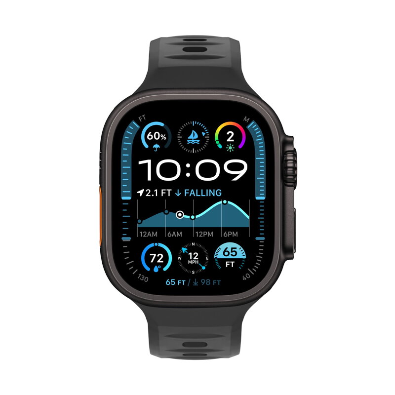 Prémiowy sportowy pasek na Apple Watch Czarny