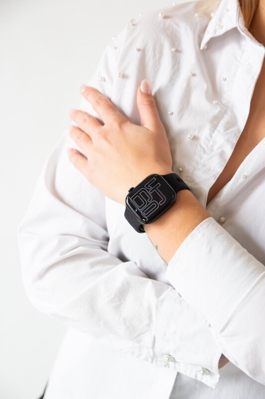 Prémiowy sportowy pasek na Apple Watch Czarny