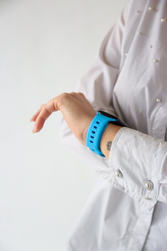 Prémiowy sportowy pasek na Apple Watch Niebieski