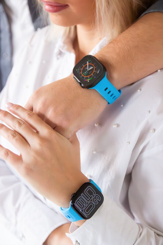 Prémiowy sportowy pasek na Apple Watch Niebieski