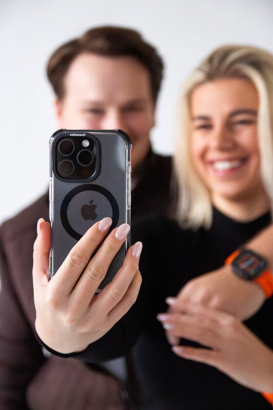 Prémiowy sportowy pasek na Apple Watch Pomarańczowy
