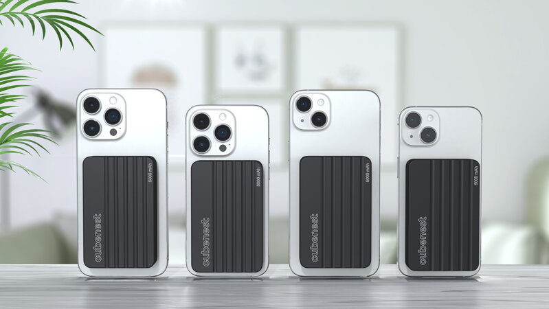 Cubenest Magnetyczny bezprzewodowy powerbank S1B1 czarny