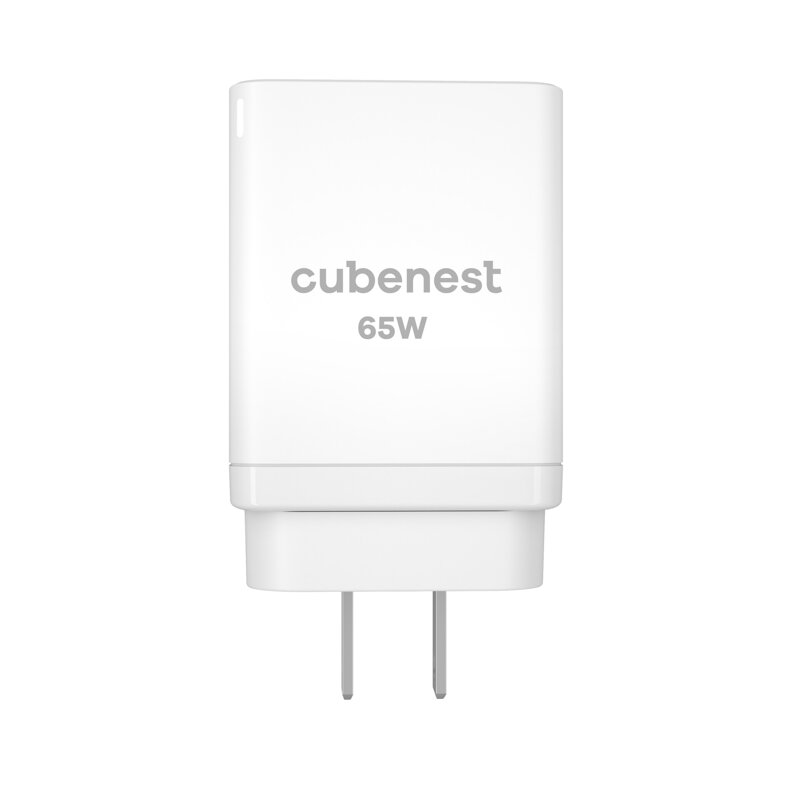 Cubenest Podróżna ładowarka sieciowa GaN 65W S3D1
