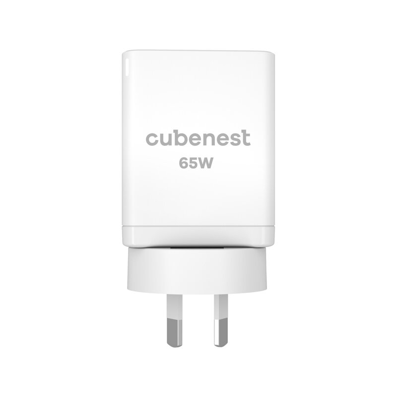 Cubenest Podróżna ładowarka sieciowa GaN 65W S3D1