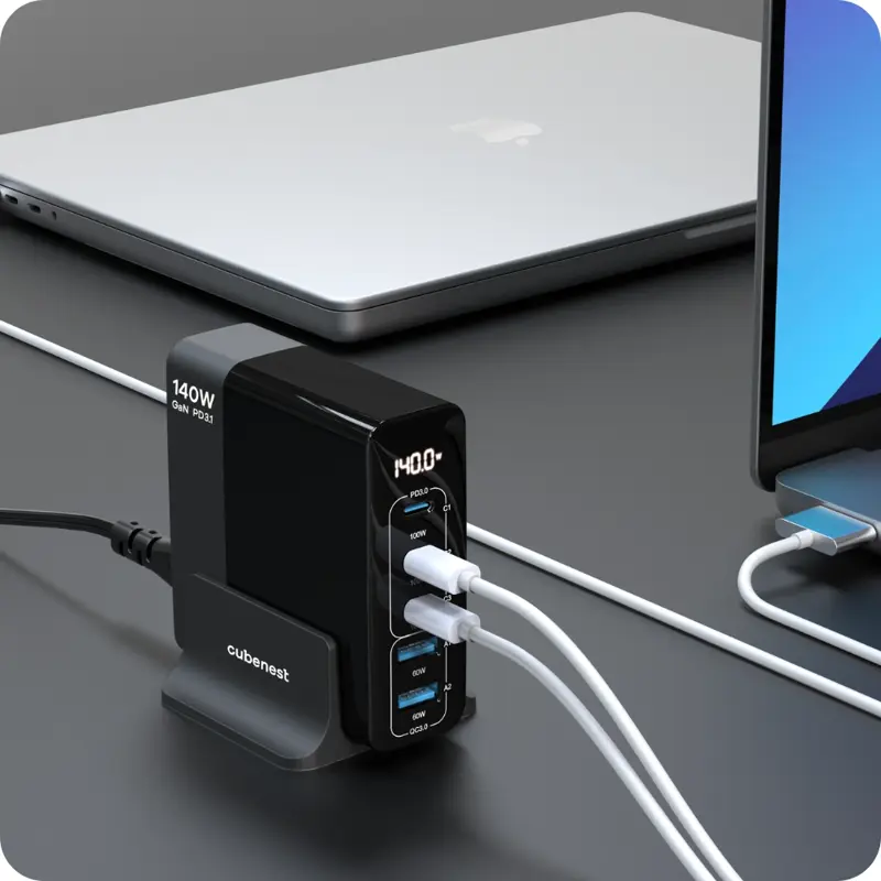 Cubenest GaN nabíječka 240W S6D0