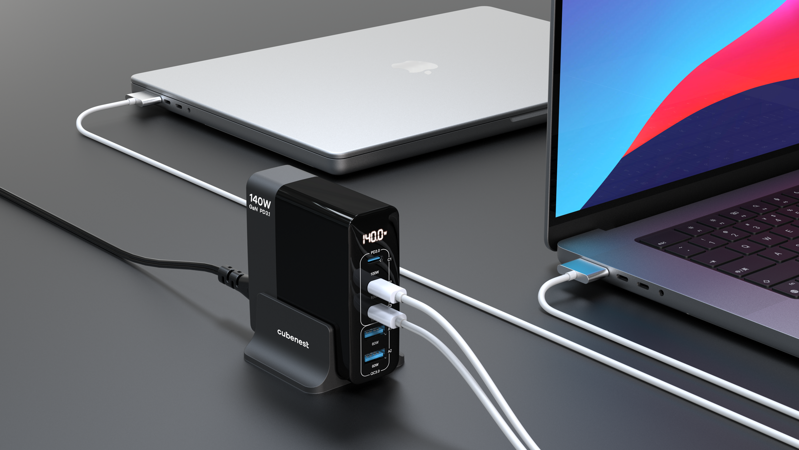 Cubenest Ładowarka sieciowa GaN 140W S5D0