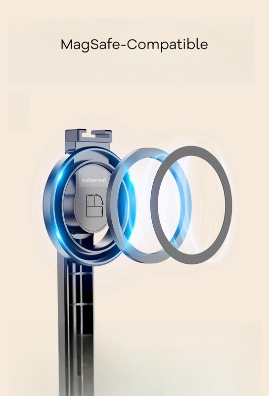Cubenest Selfie stick i tripod kompatybilny z MagSafe SLS01