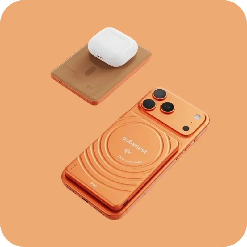 Qi2 MagSafe powerbanka 5 000 mAh SlimDual