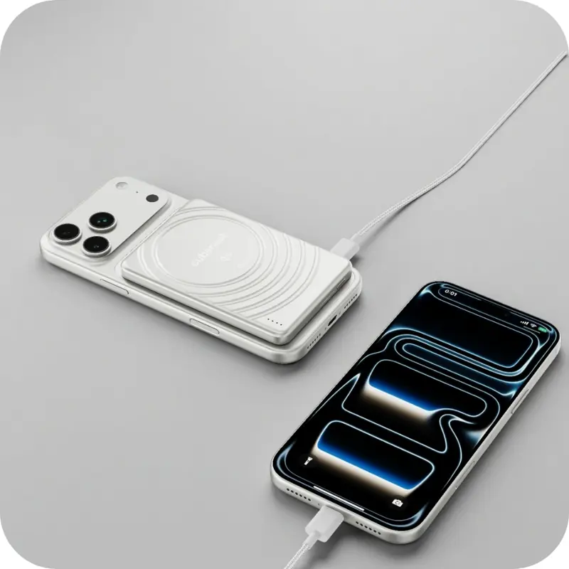 Qi2 MagSafe powerbanka 5 000 mAh SlimDual