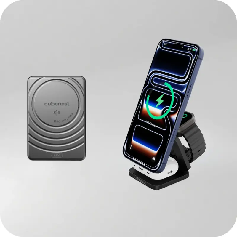 Qi2.2 ładowarka MagSafe 3w1