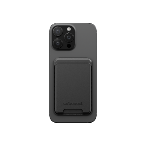 Cubenest Premium magnetyczny portfel i stojak WT01S czarny