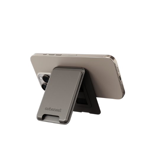 Cubenest Premium magnetyczny portfel i stojak WT01S złoty