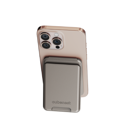 Cubenest Premium magnetyczny portfel i stojak WT01S złoty