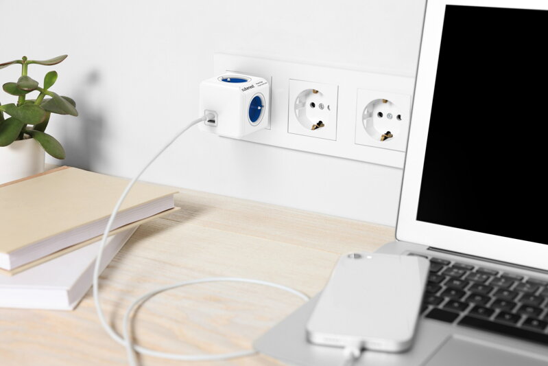 Cubenest PowerCube Original USB A+C PD 20 W niebieska