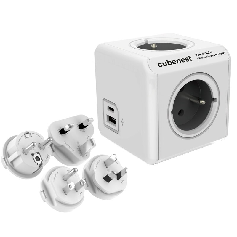 Cubenest PowerCube Rewirable USB A+C PD 20 W