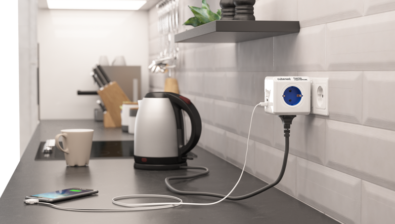 Cubenest PowerCube Extended USB A+C PD 20 W 1,5 m