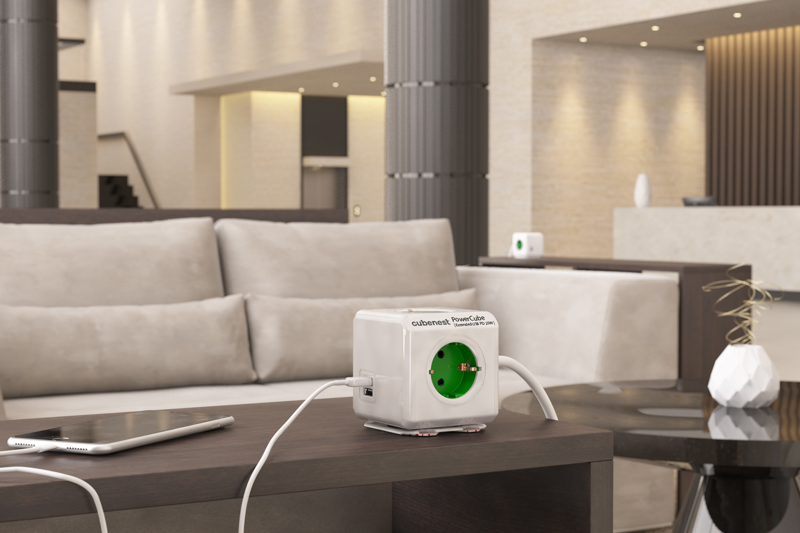 Cubenest PowerCube Extended USB A+C PD 20 W 1,5 m