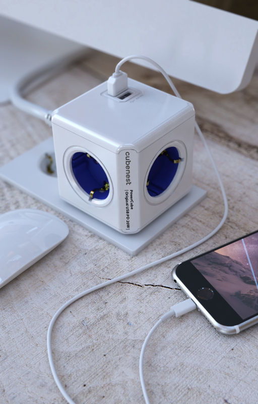 Cubenest PowerCube Extended USB A+C PD 20 W 1,5 m